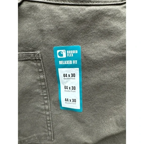 NWT Carhartt Rugged‎ Flex Relaxed Fit Duck Double-Front Utility Pant Size 44x30